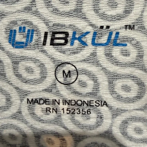 IBKUL Womens M Geometric Black and White 1/4 zip - Picture 2 of 5